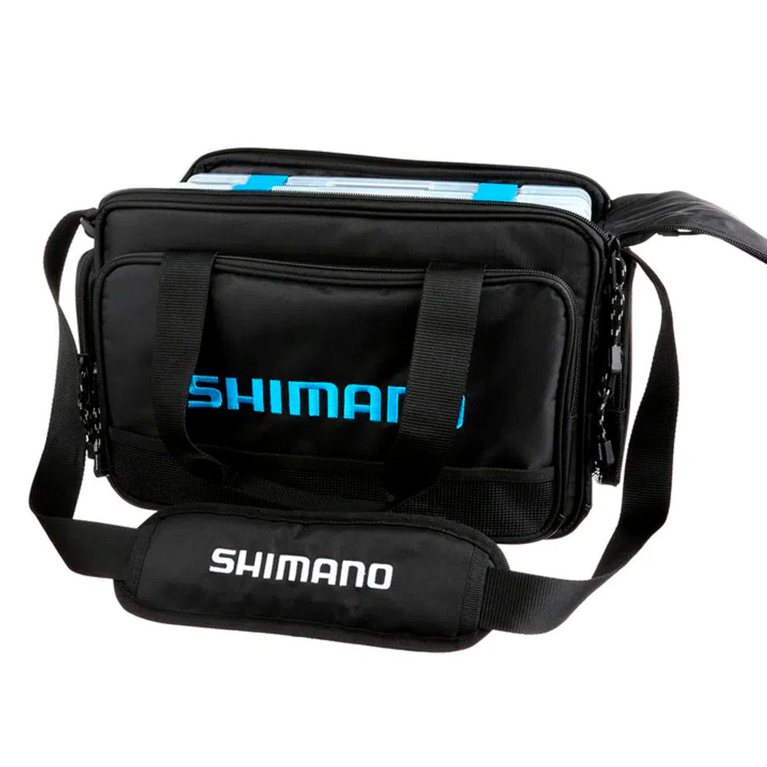 Bolsa de Pesca Shimano Baltica Apetrechos C/ 4 Estojos - Preta Grande