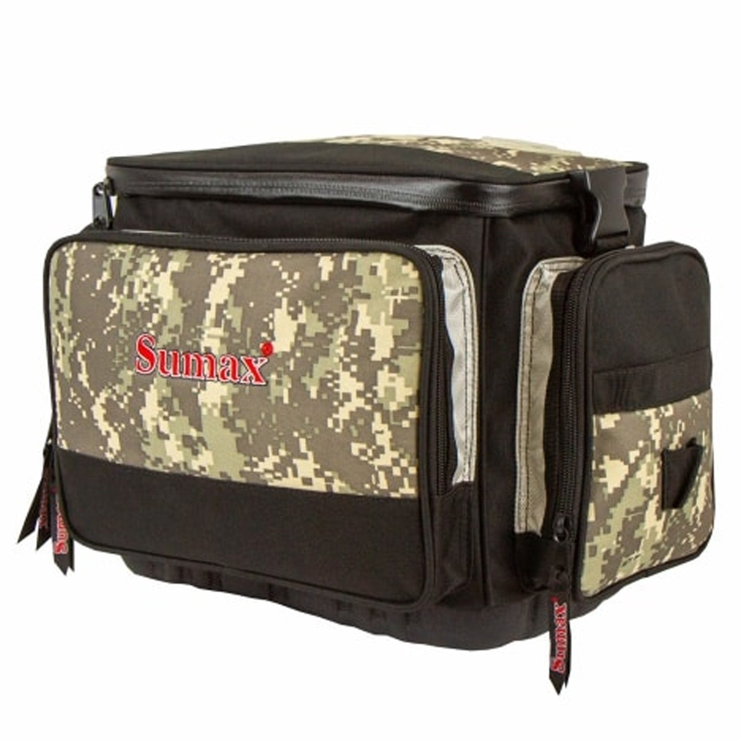 Bolsa Mochila de Pesca Sumax Cores ( VERDE , PRETO , CAMUFLADO , CINZA )
