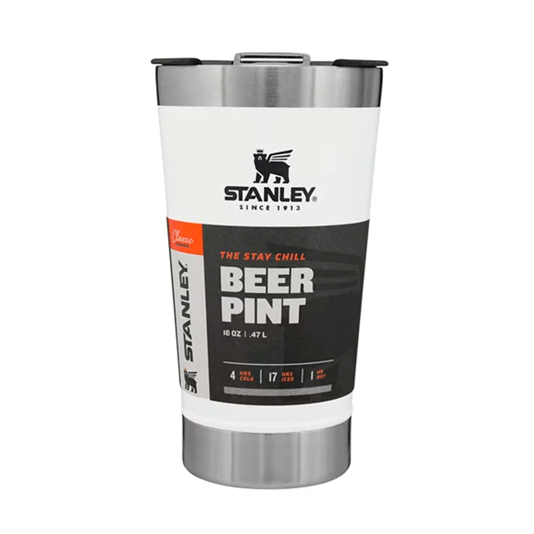 Copo Térmico Stanley 473ml Com Tampa Branco Polar