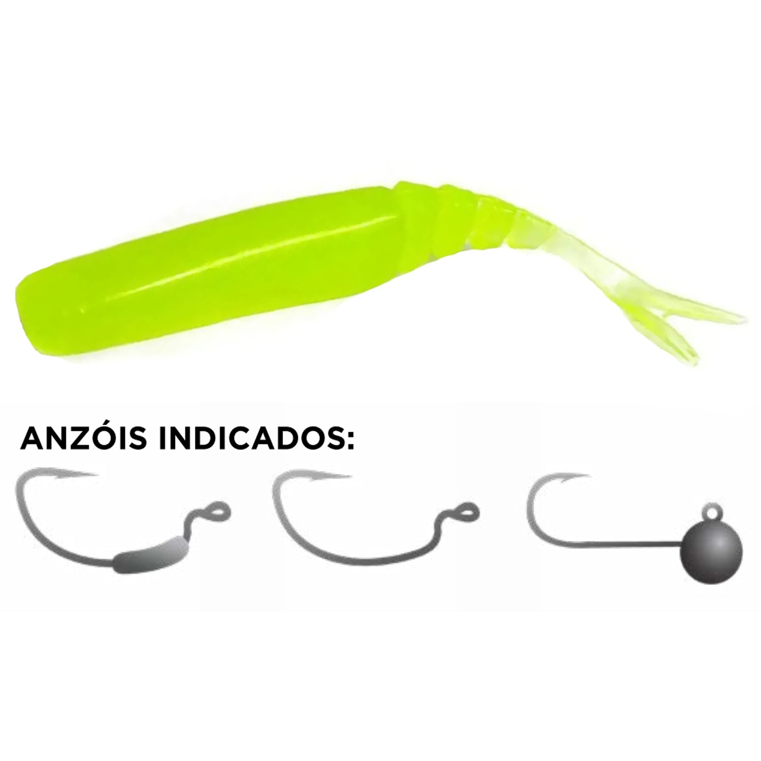 Isca Artificial Monster 3X M-Action Soft Bass 10,5cm com 3 Unidades