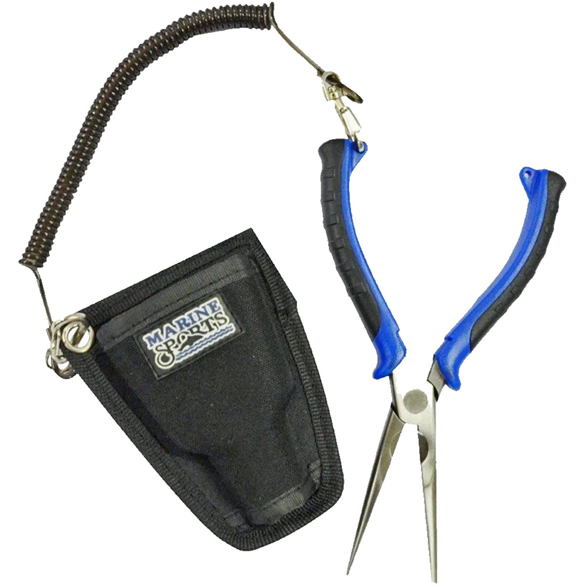 Alicate de Pescador Marine Sports Fishermans Pliers Com Bainha para Cintura e Salva Alicate