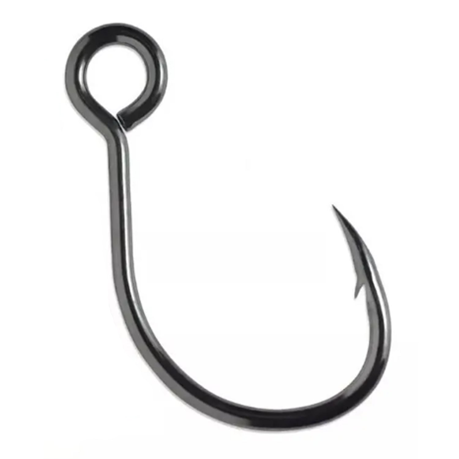 Anzol Inline Albatroz Fishing Plugging Single N°1/0 Cartela com 03 Unidades