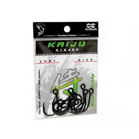 Anzol Inline Maruri Kaiju Black H16402 N°3/0 Cartela com 10 Unidades