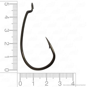 Anzol Offset 4/0 EWG Monster 3x Aço Carbono Reforçado Cartela com 3 Unidades