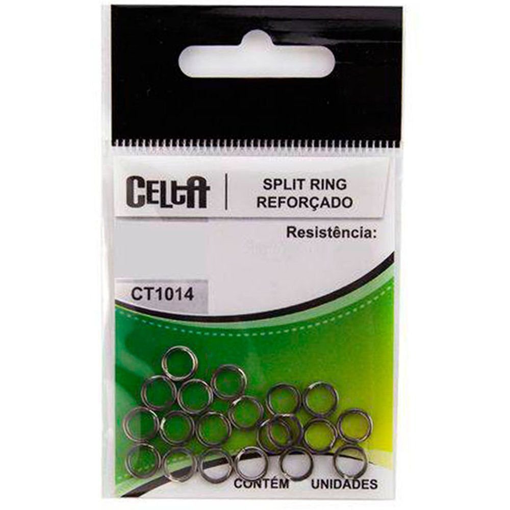 Argola Split Ring Reforçado Celta CT1014 Nº05 19lb Cartela com 20un