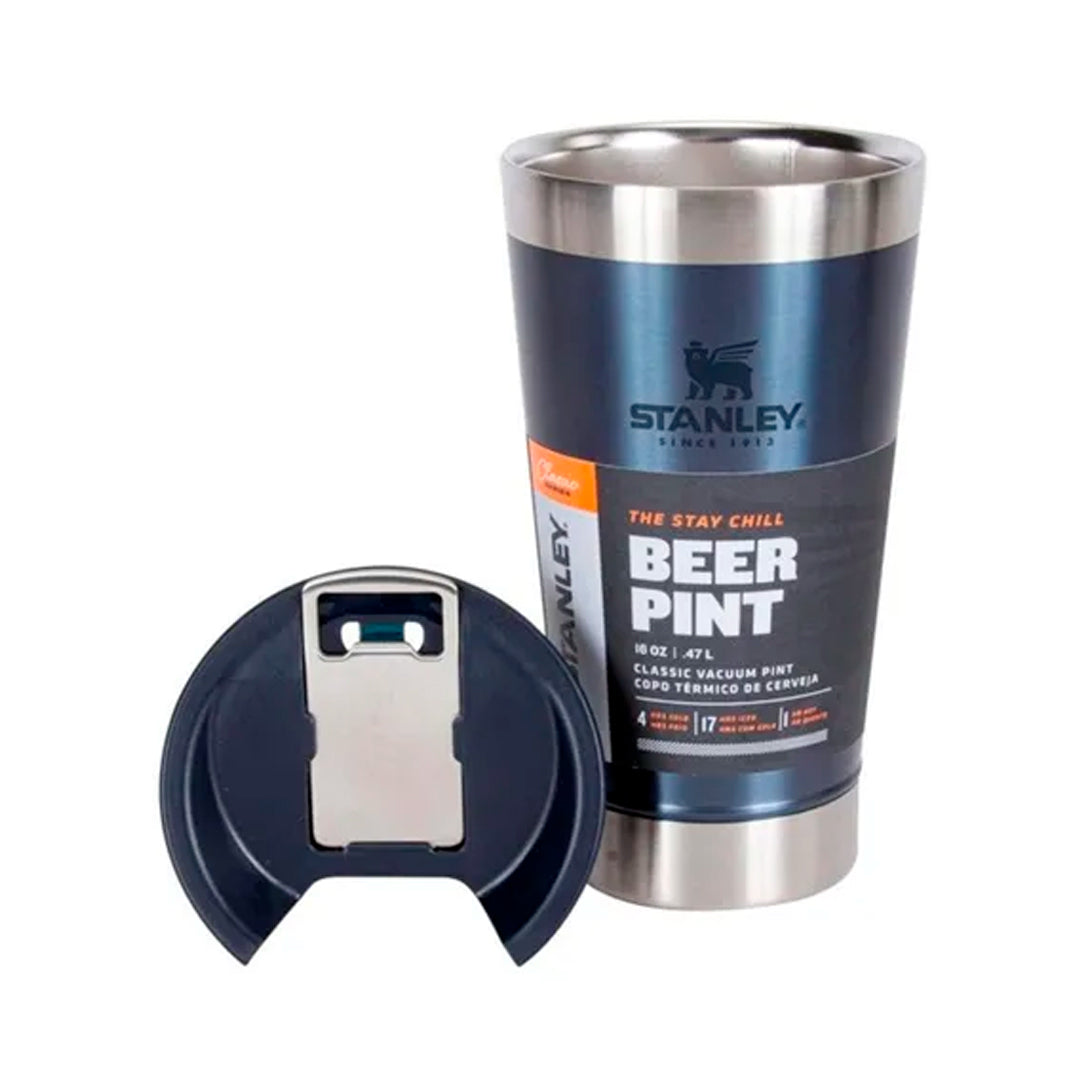 Copo Térmico Stanley 473ml Com Tampa Azul Navy
